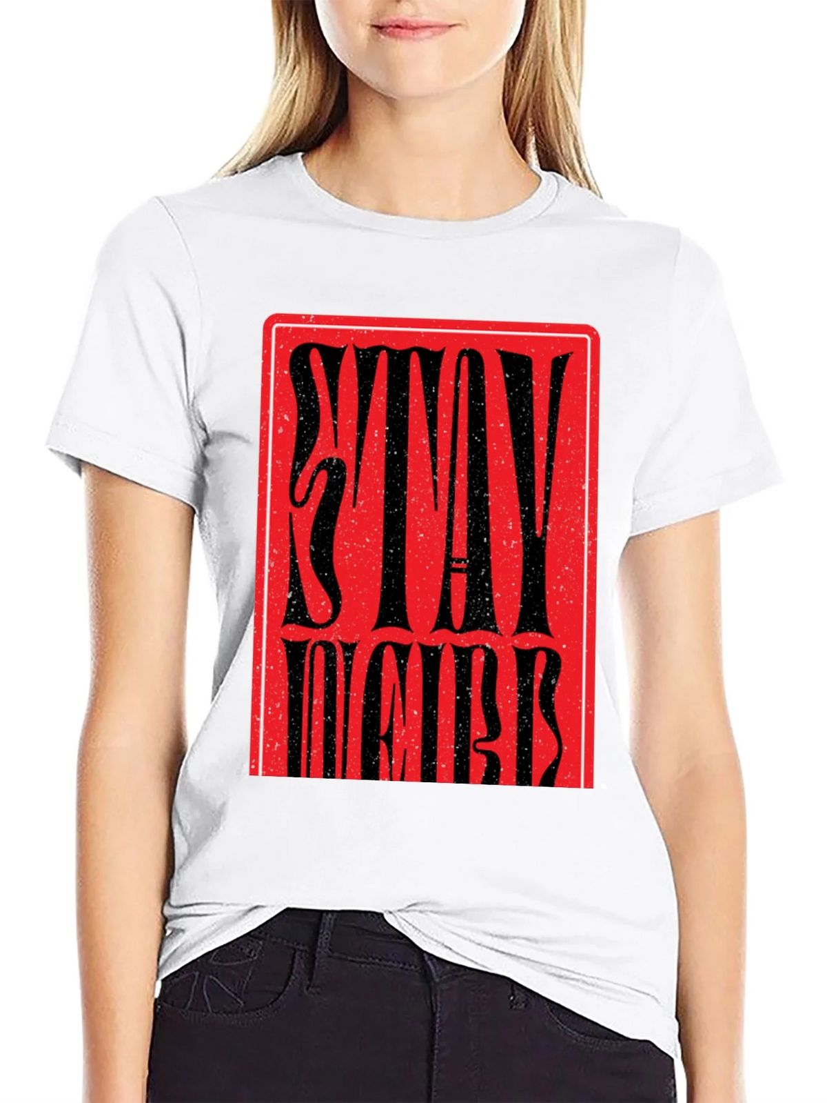 Stay Weird Graphic Tee - Black product image 8