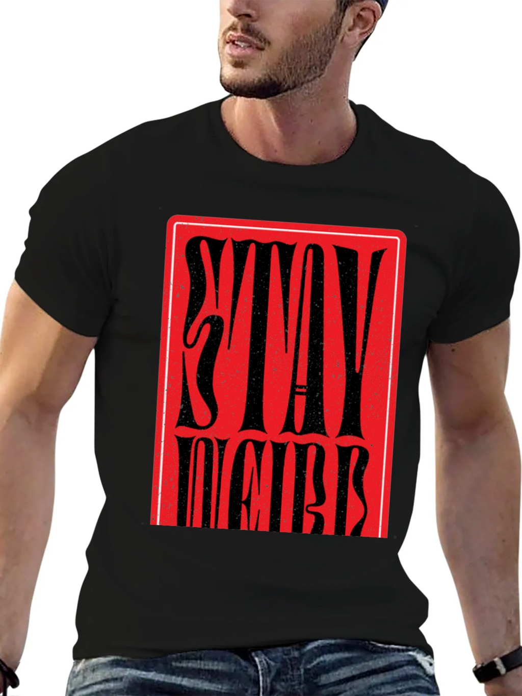 Stay Weird Graphic Tee - Black product image 6