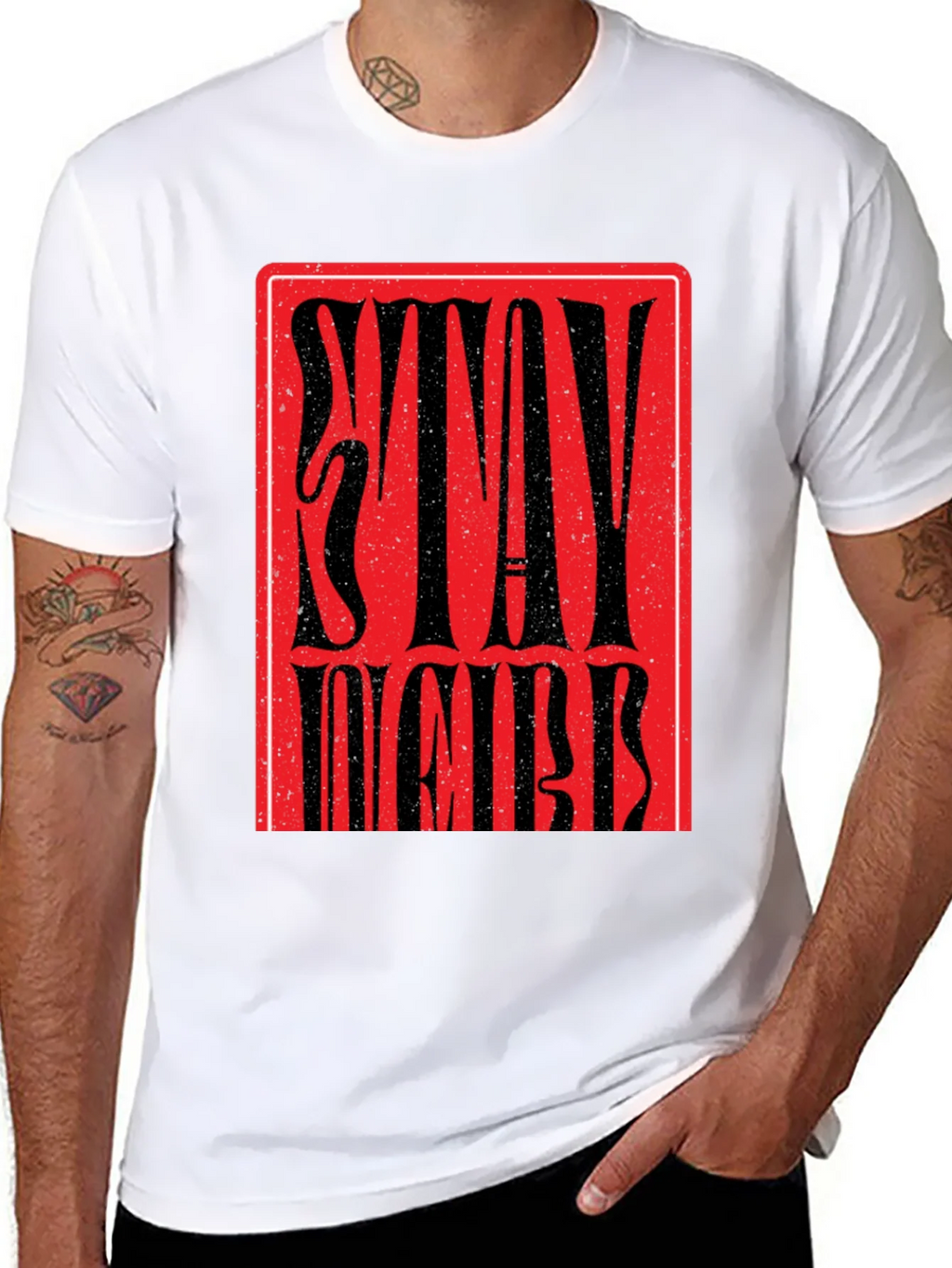 Stay Weird Graphic Tee - Black product image 7