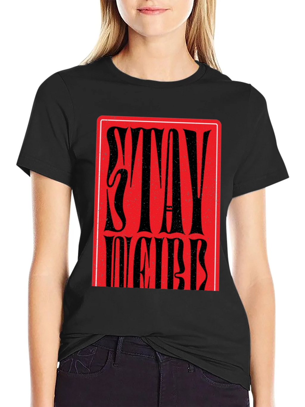 Stay Weird Graphic Tee - Black product image 2