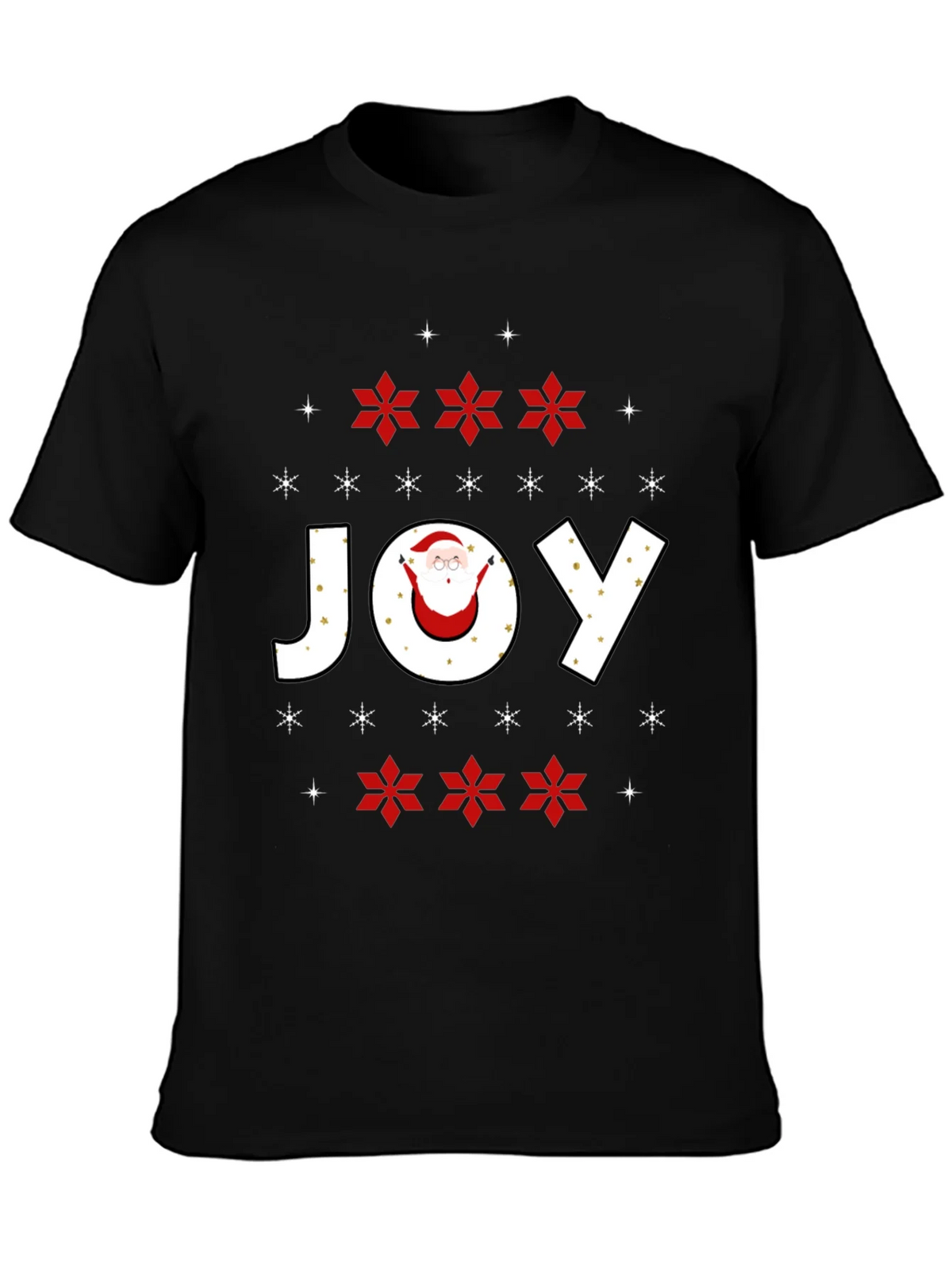 Holiday Joy Santa Graphic Tee product image 3
