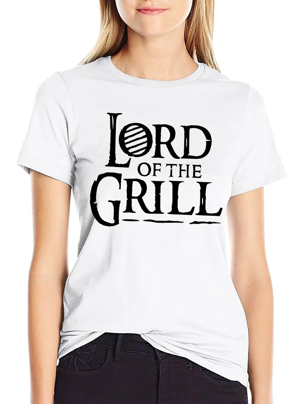 Lord of the Grill Black Graphic T-Shirt product image 8