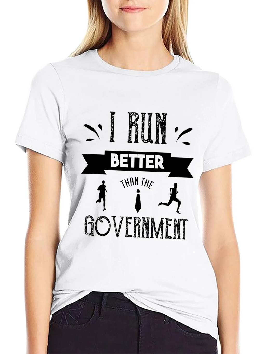 I Run Better Than the Government T-Shirt product image 8