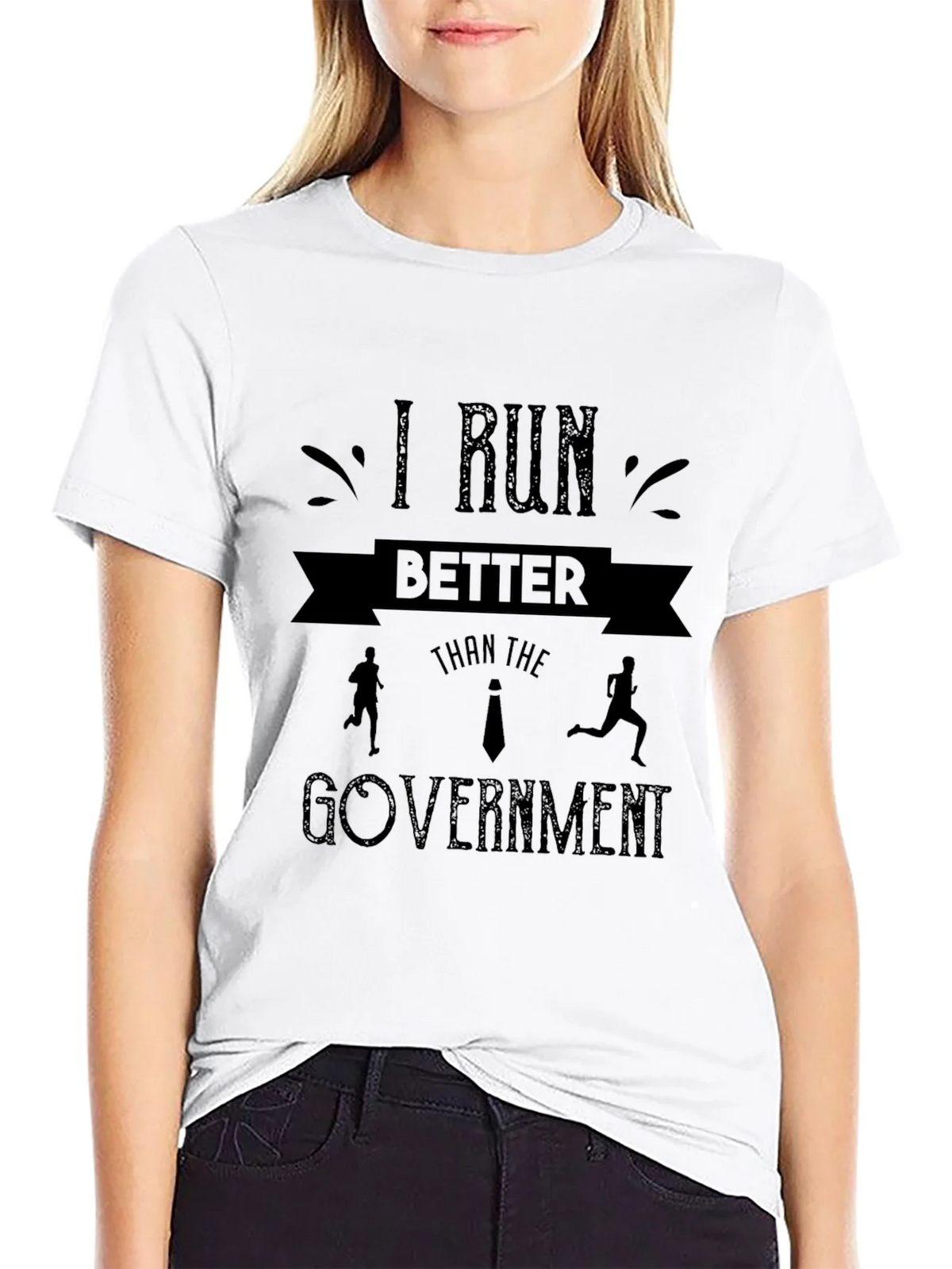 I Run Better Than the Government T-Shirt product image 8