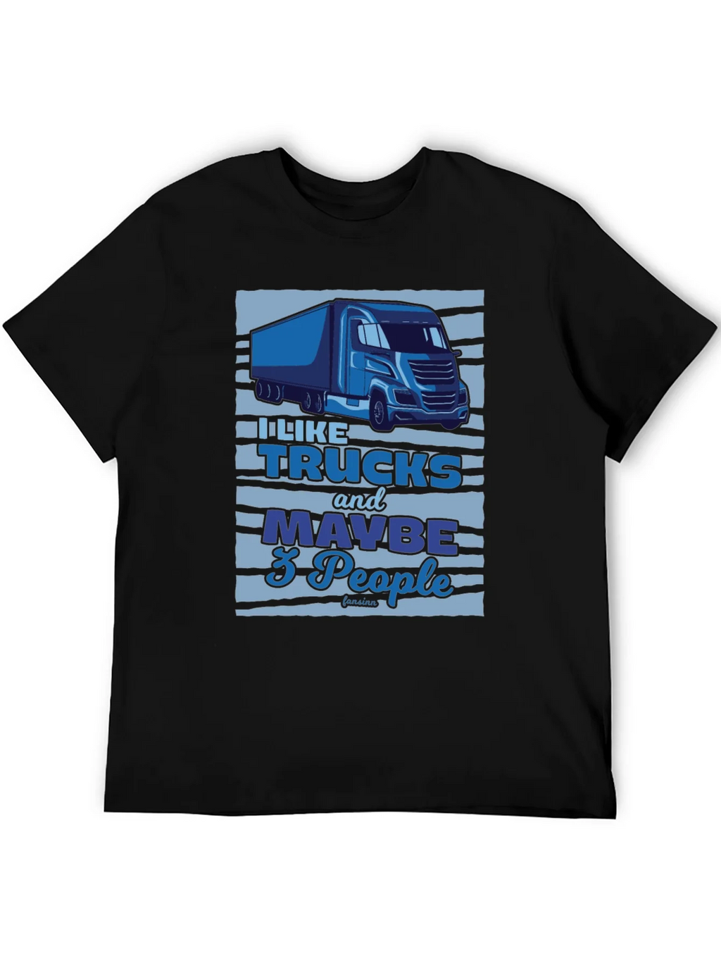 Truck Lover Graphic Tee - I Like Trucks and Maybe 3 People product image 5