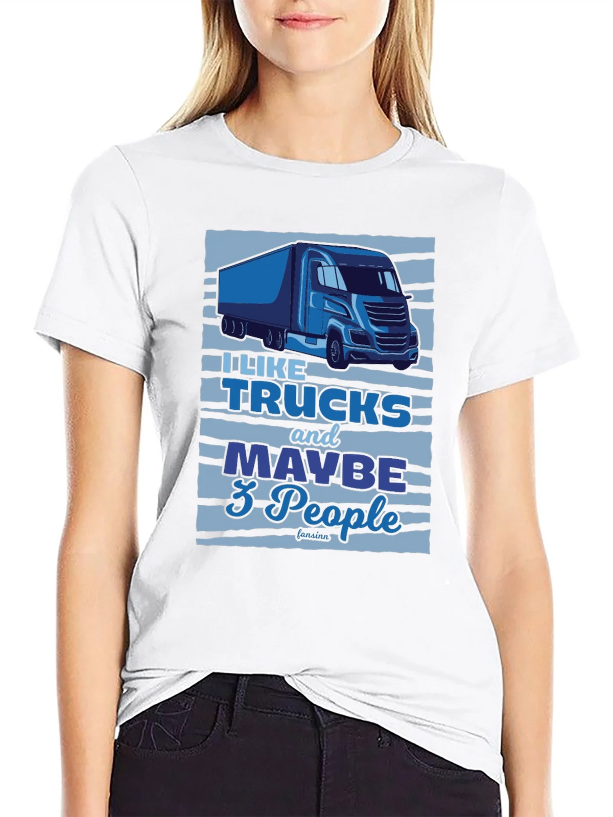 Truck Lover Graphic Tee - I Like Trucks and Maybe 3 People product image 8