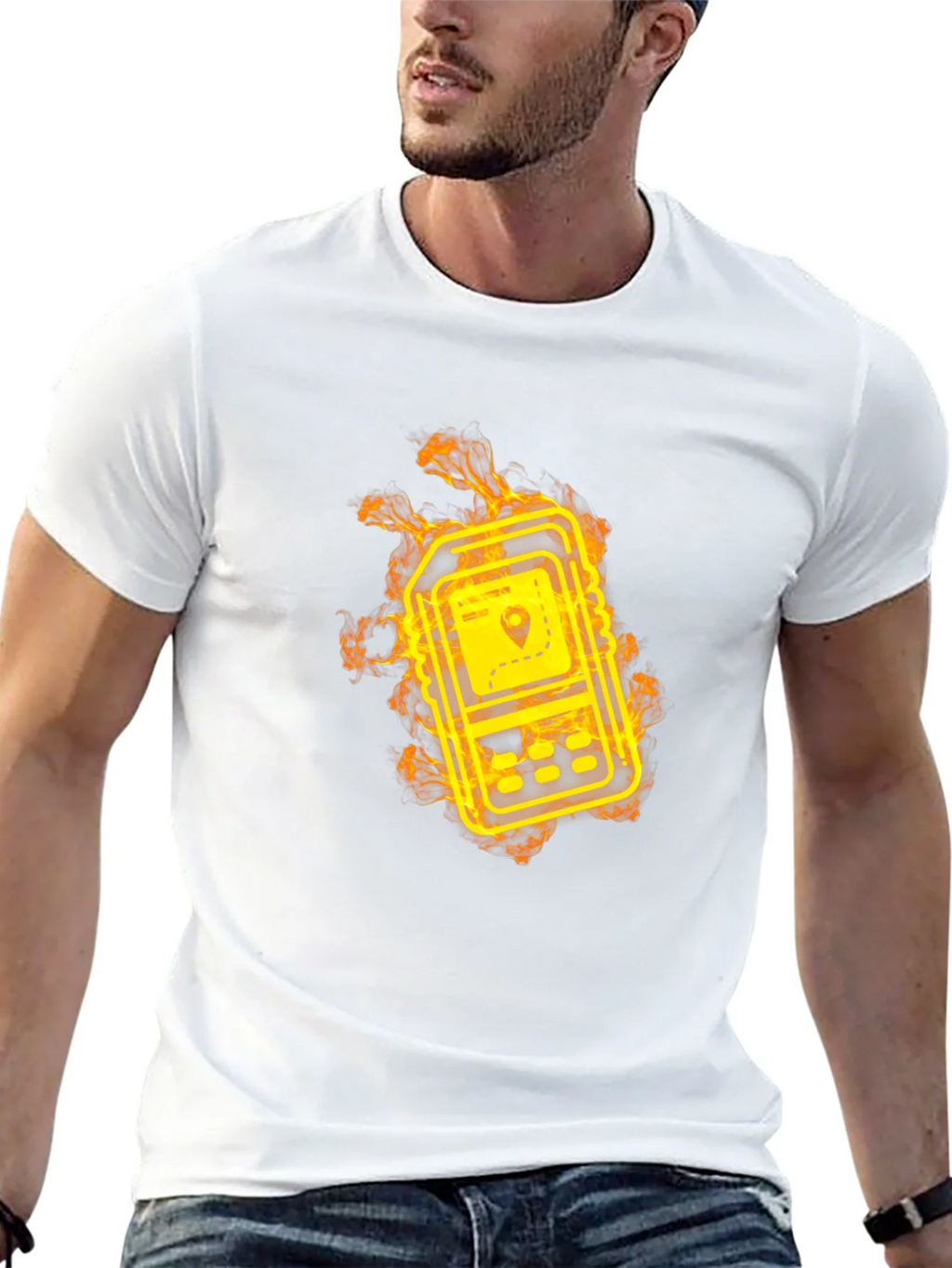 Fiery GPS Navigator Graphic T-Shirt product image 11