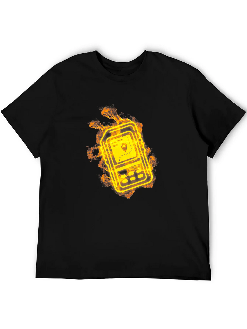 Fiery GPS Navigator Graphic T-Shirt product image 4