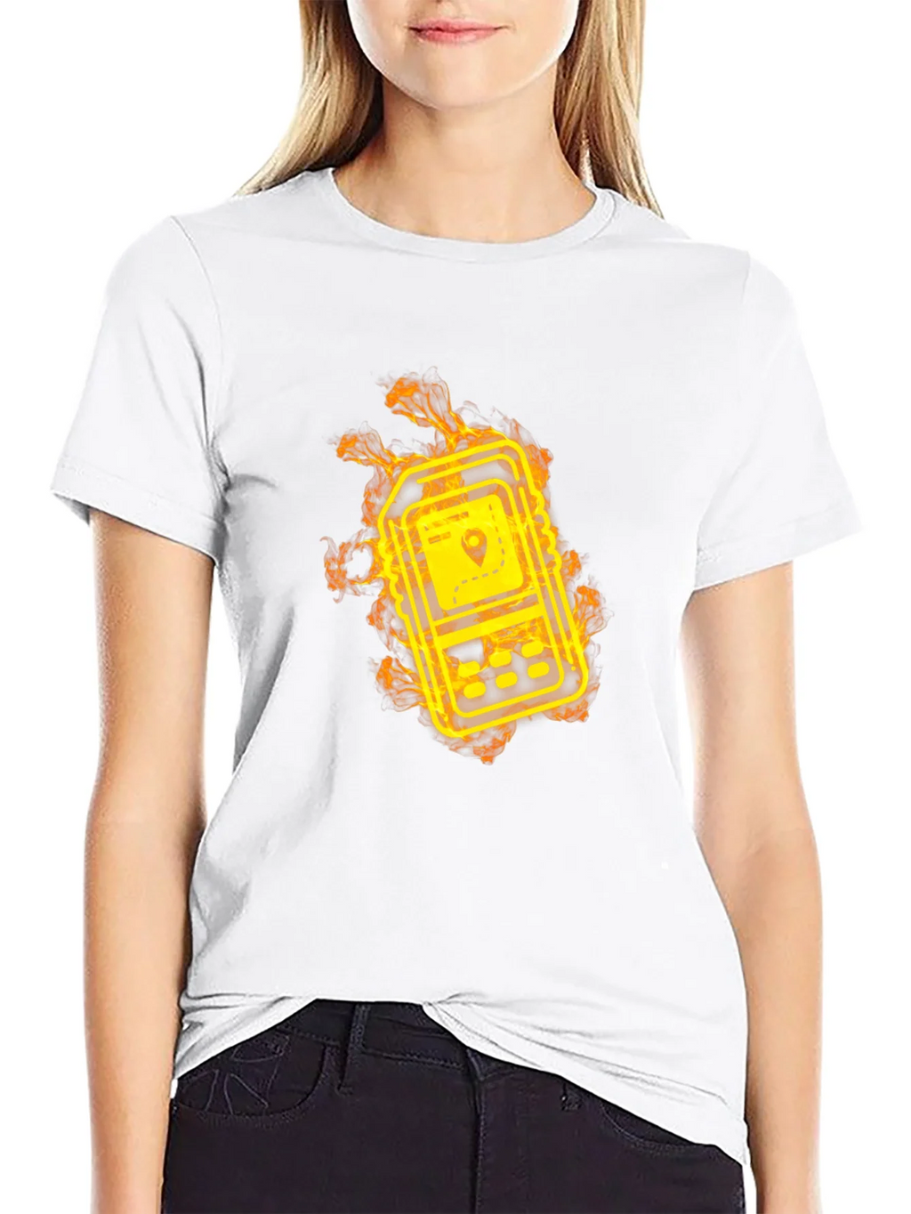 Fiery GPS Navigator Graphic T-Shirt product image 7