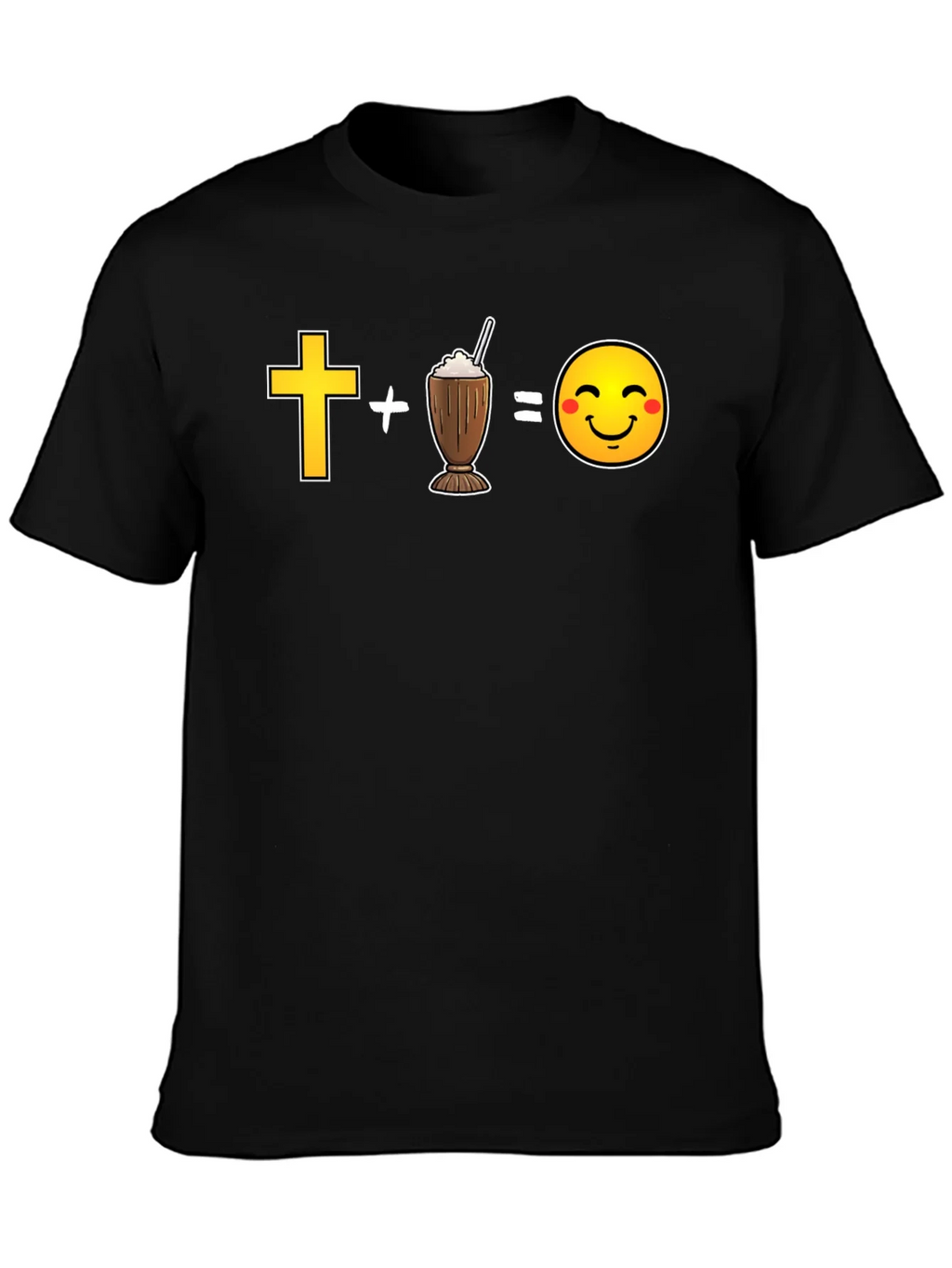 Cross Plus Shake Equals Happy T-Shirt product image 2