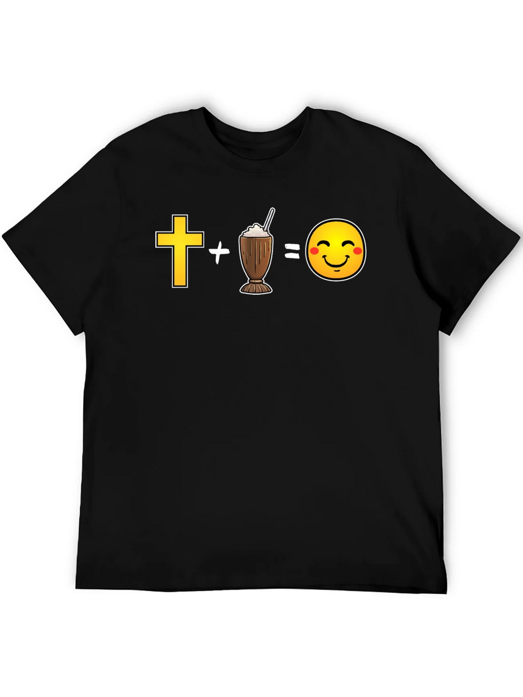 Cross Plus Shake Equals Happy T-Shirt product image 4