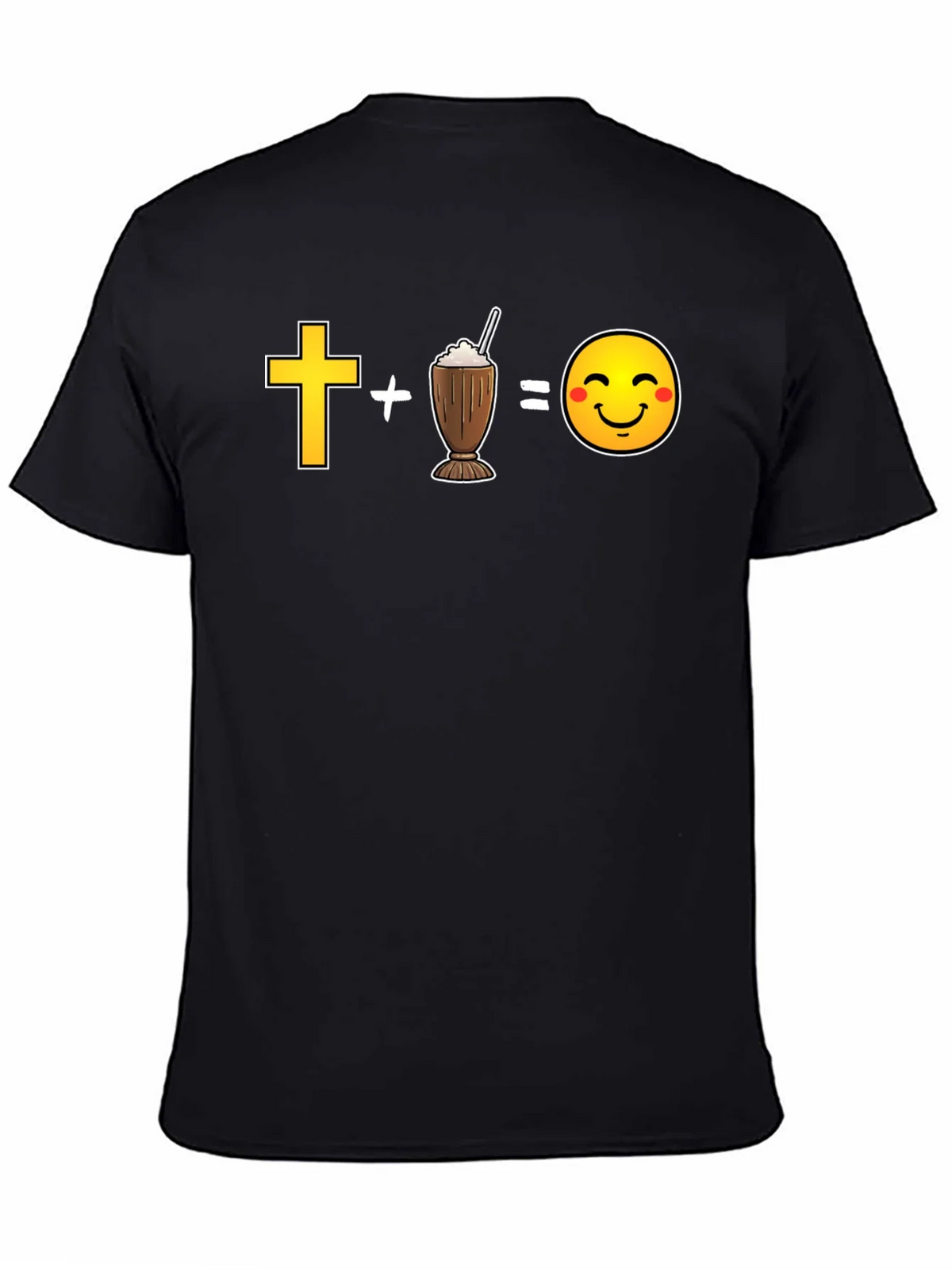 Cross Plus Shake Equals Happy T-Shirt product image 3