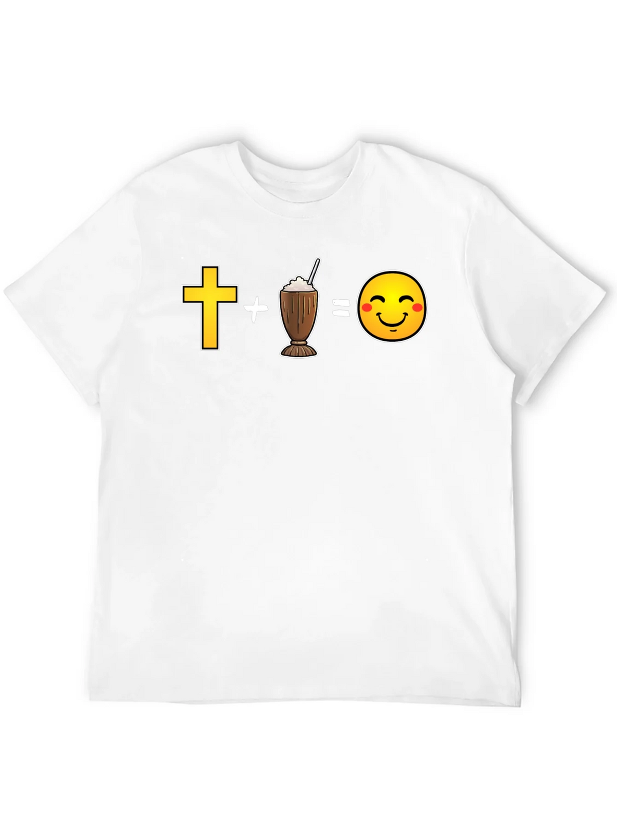 Cross Plus Shake Equals Happy T-Shirt product image 9