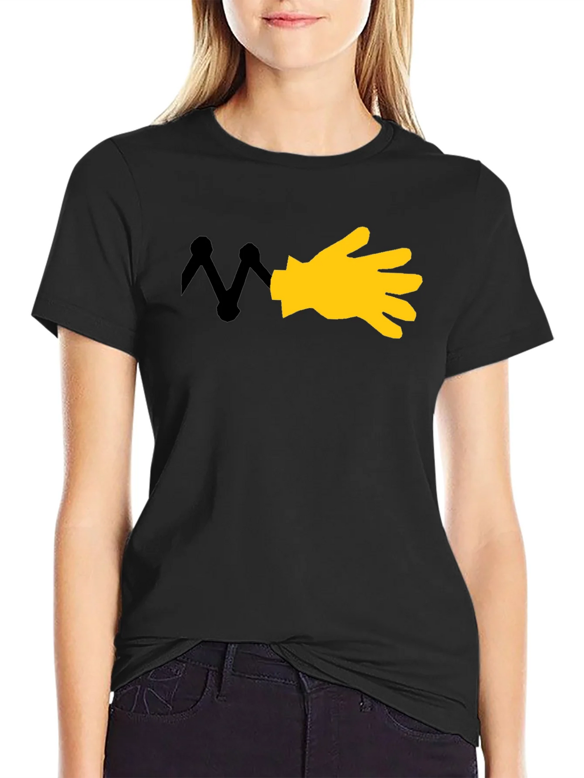 Cartoon Hand Graphic T-Shirt product image 2