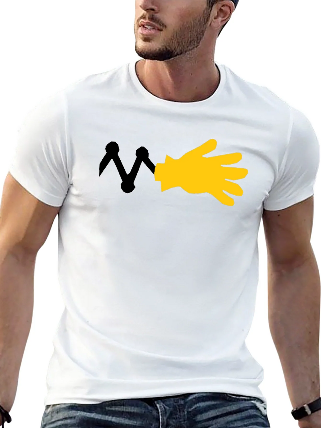 Cartoon Hand Graphic T-Shirt product image 9