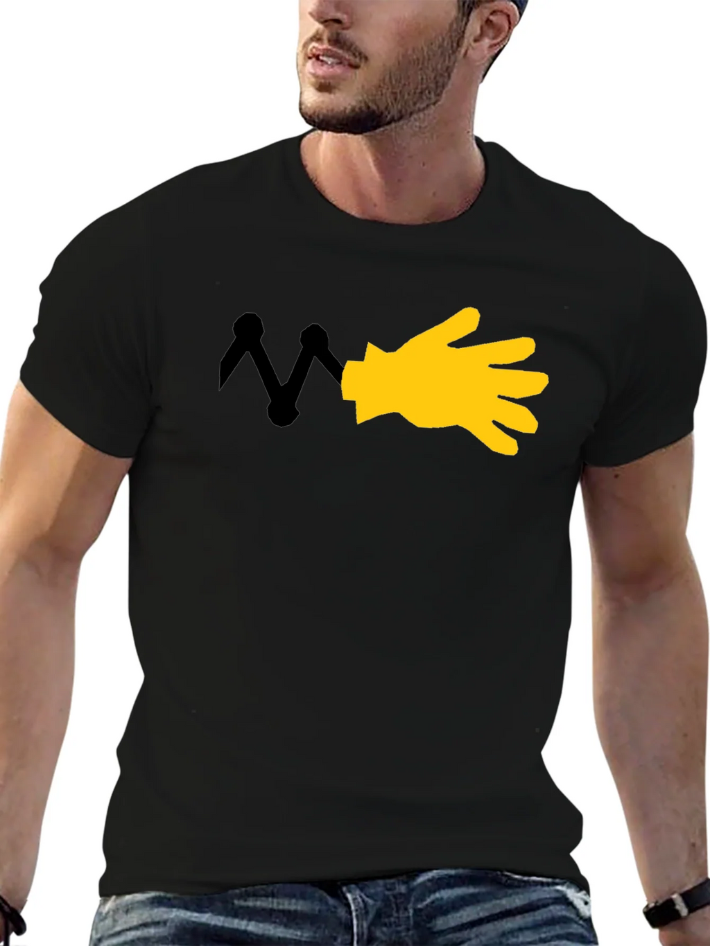 Cartoon Hand Graphic T-Shirt product image 5