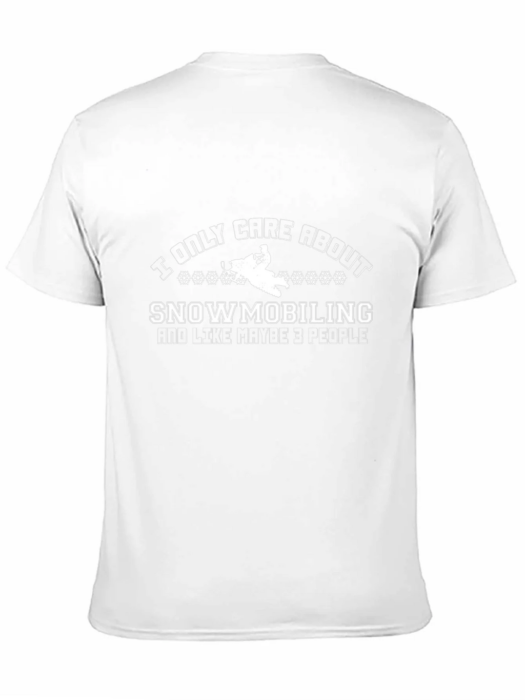 Snowmobiling and People Graphic T-Shirt product image 9