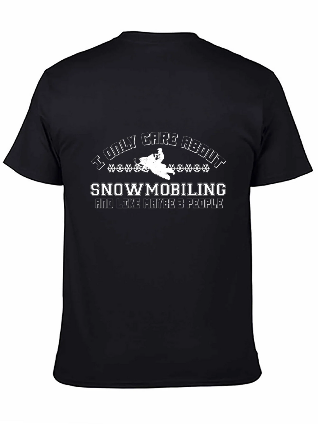 Snowmobiling and People Graphic T-Shirt product image 3