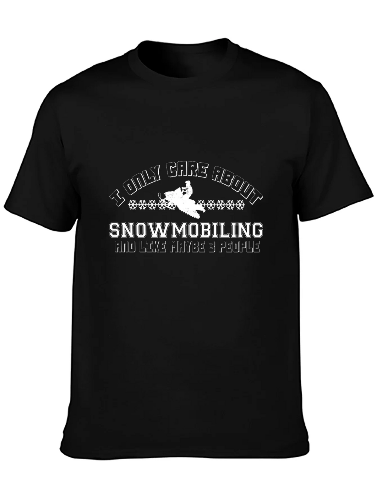 Snowmobiling and People Graphic T-Shirt product image 2