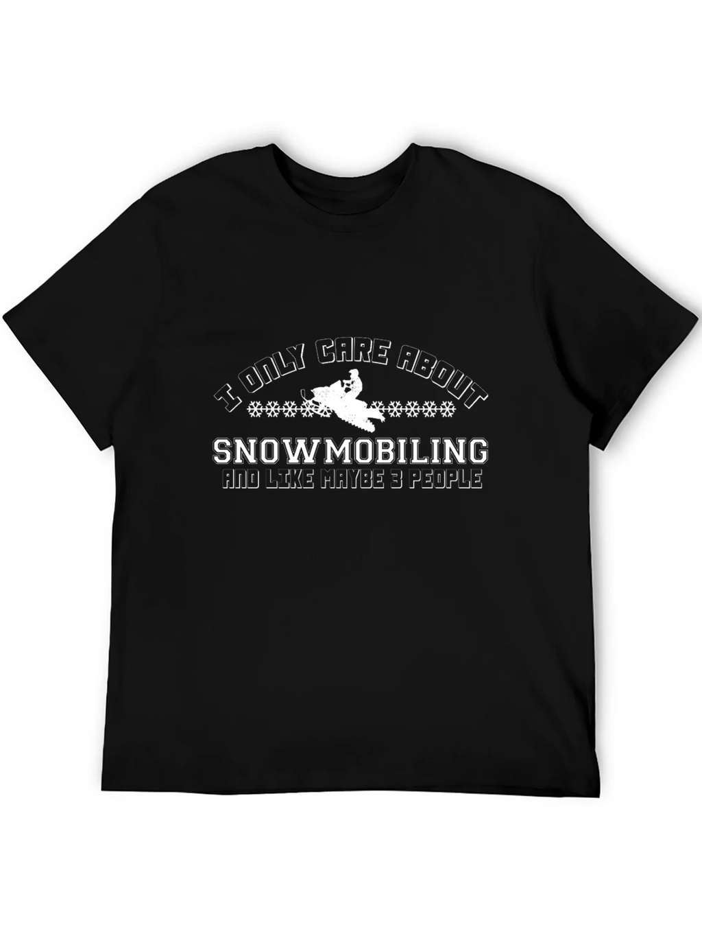Snowmobiling and People Graphic T-Shirt product image 4
