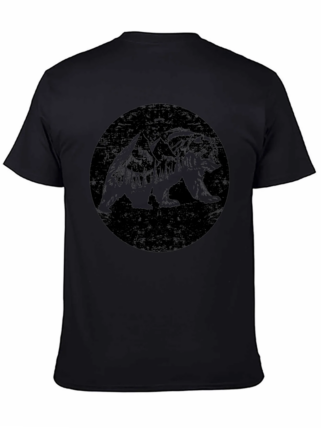 Black Bear Graphic Tee - Mens Crew Neck T-Shirt product image 4