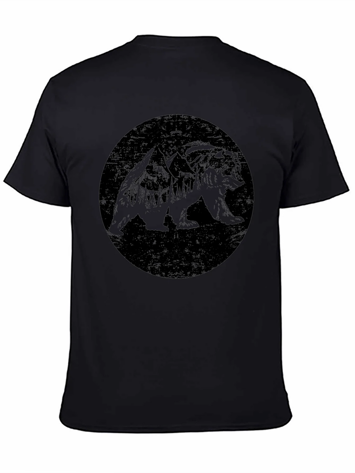 Black Bear Graphic Tee - Mens Crew Neck T-Shirt product image 4