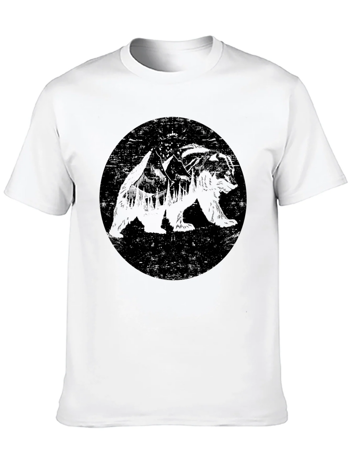 Black Bear Graphic Tee - Mens Crew Neck T-Shirt product image 9