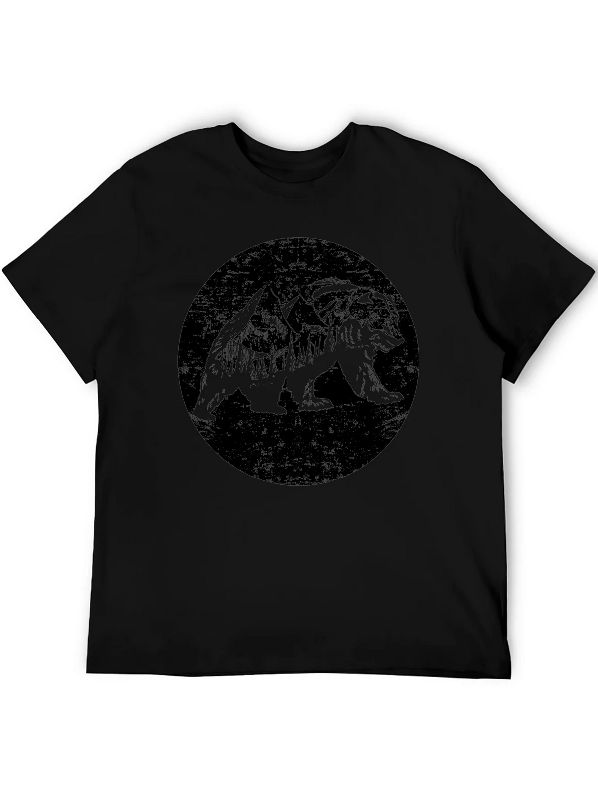 Black Bear Graphic Tee - Mens Crew Neck T-Shirt product image 5