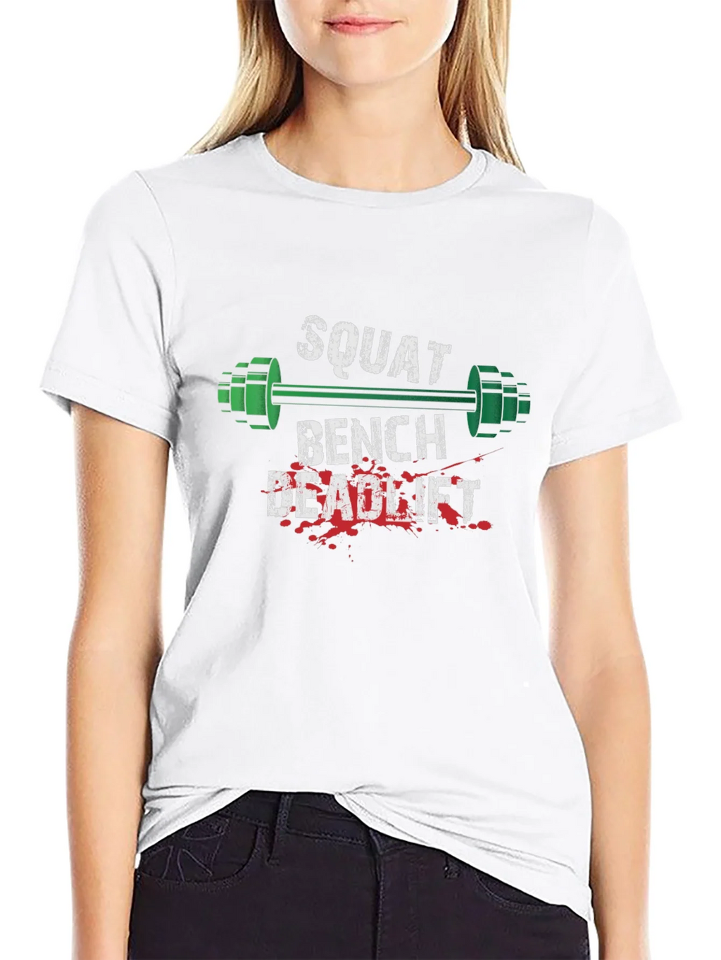 Squat Bench Deadlift Gym Workout T-Shirt product image 6