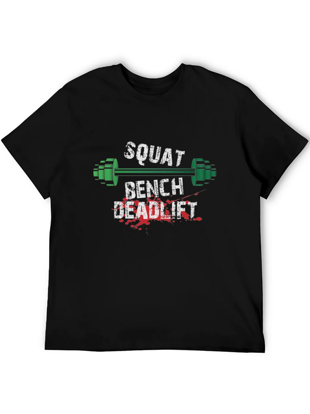 Squat Bench Deadlift Gym Workout T-Shirt product image 3