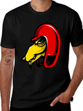 Mens Black Graphic Tee - Angry Bird Design product image 1