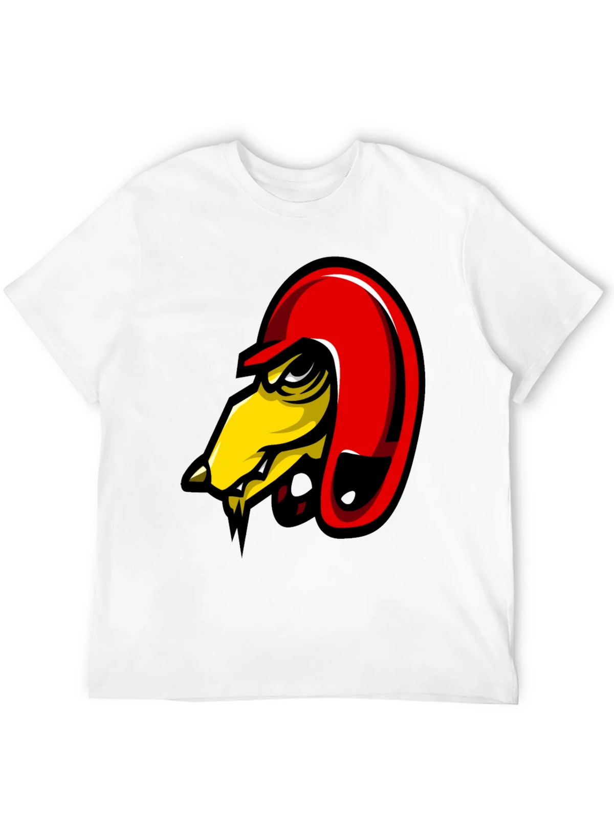 Mens Black Graphic Tee - Angry Bird Design product image 11