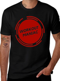 Workout Maniac Graphic Tee - Gym Motivation product image 1