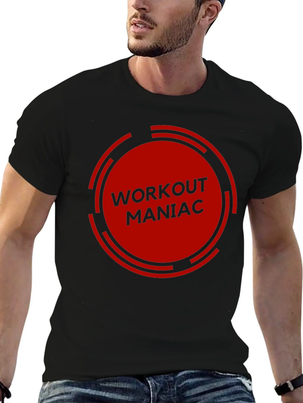 Workout Maniac Graphic Tee - Gym Motivation product image 6