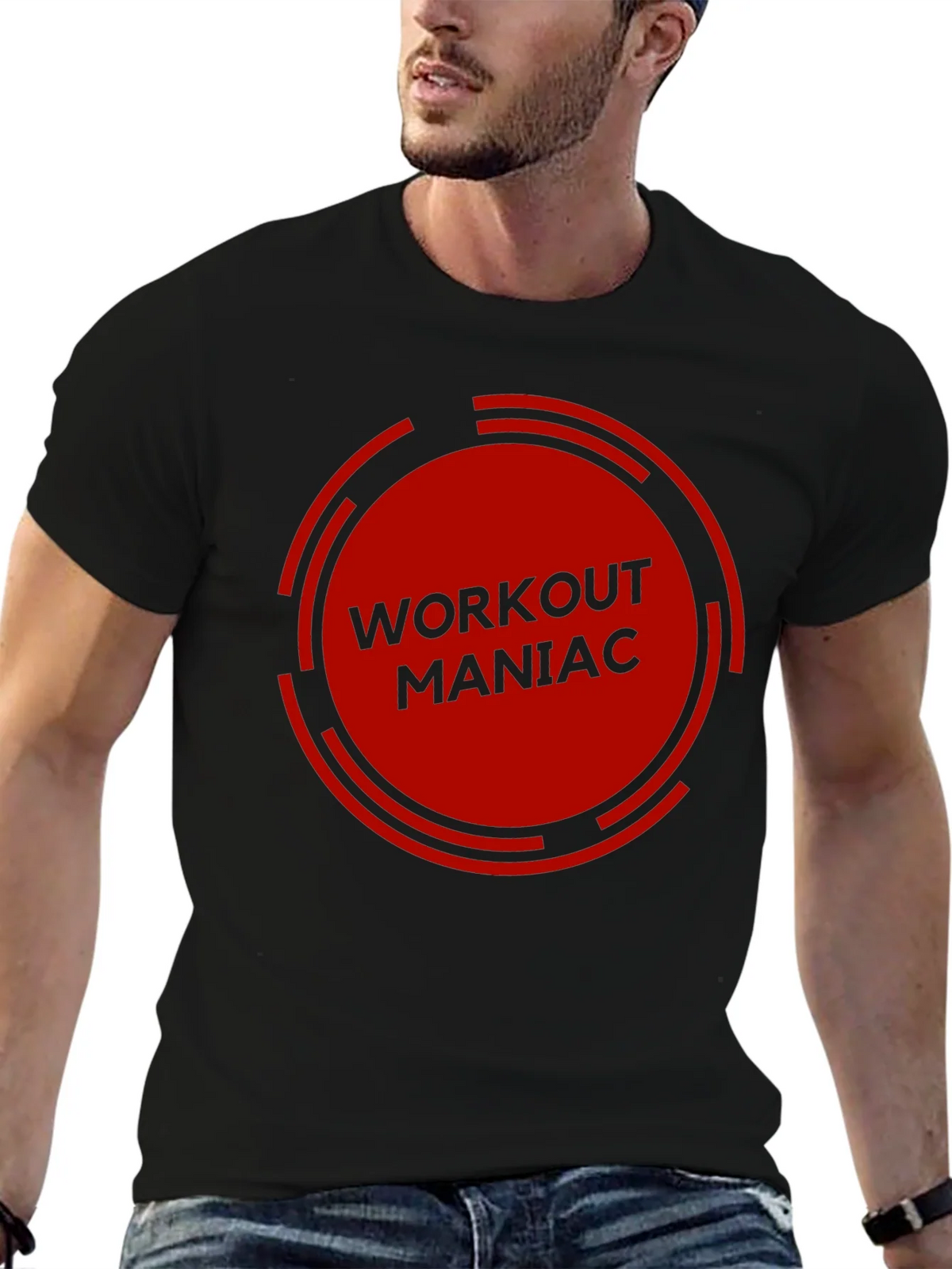 Workout Maniac Graphic Tee - Gym Motivation product image 6