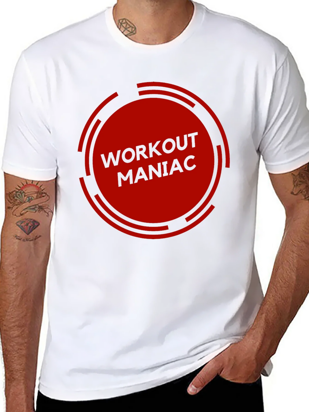 Workout Maniac Graphic Tee - Gym Motivation product image 7
