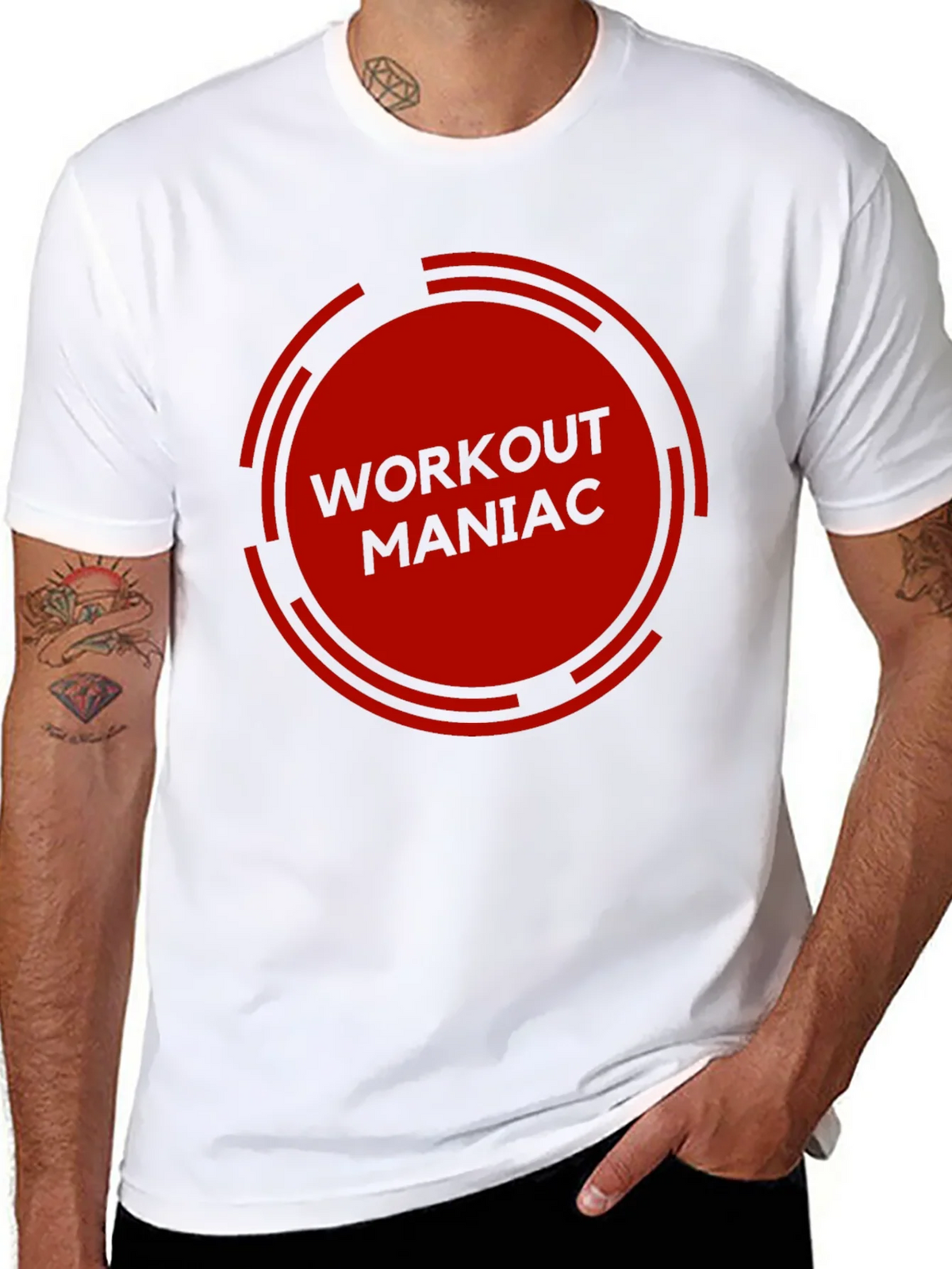 Workout Maniac Graphic Tee - Gym Motivation product image 7