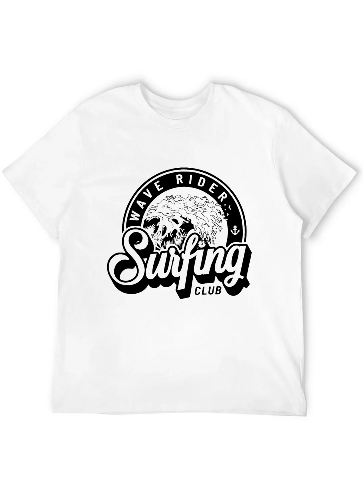 Wave Rider Surfing Club T-Shirt - Black product image 10