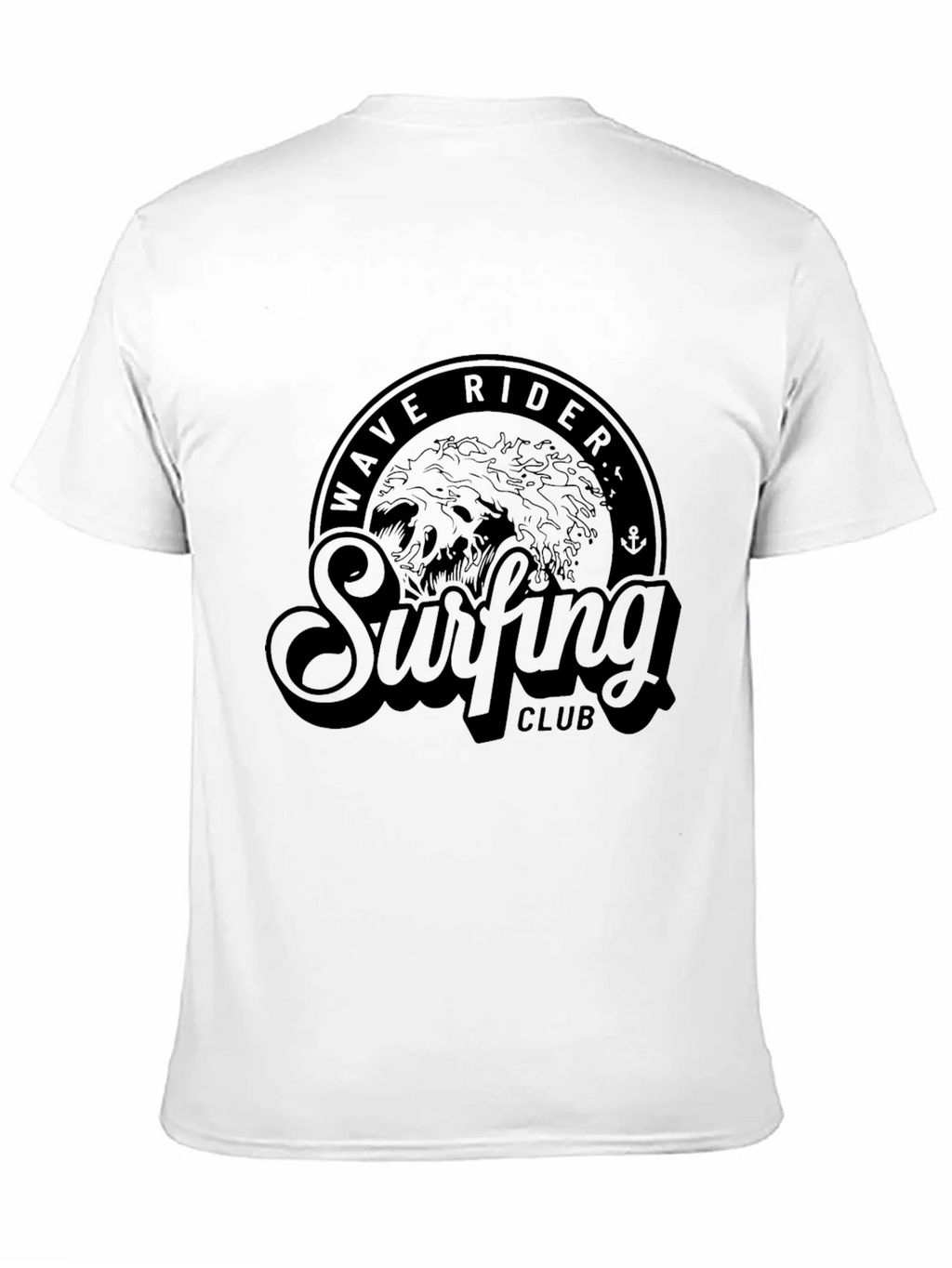 Wave Rider Surfing Club T-Shirt - Black product image 9