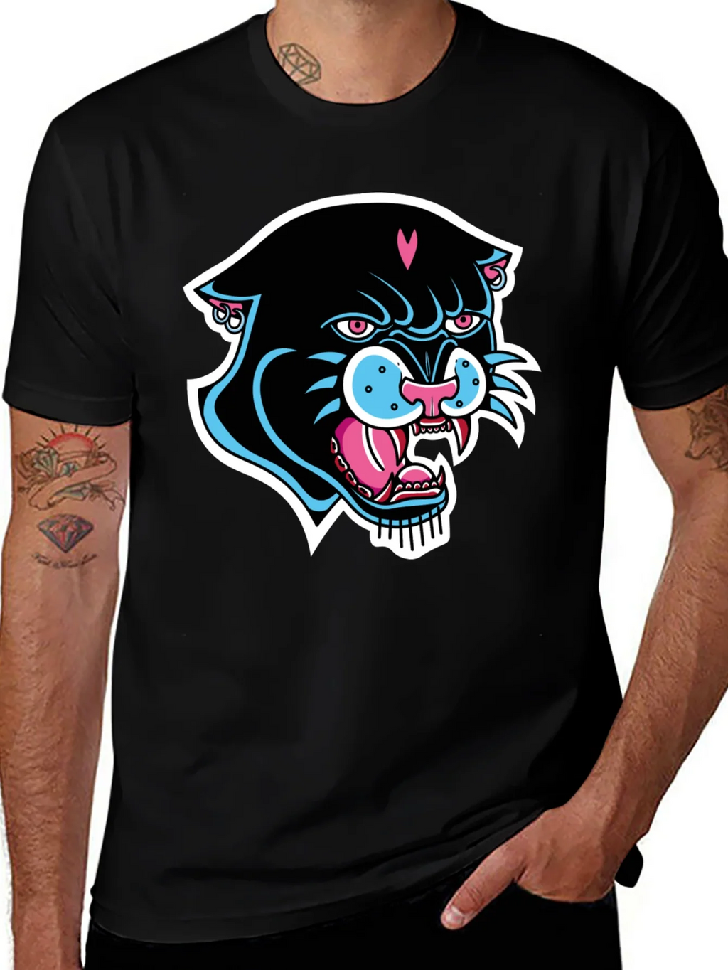 Black Panther Graphic Tee - Cool Streetwear product image 1
