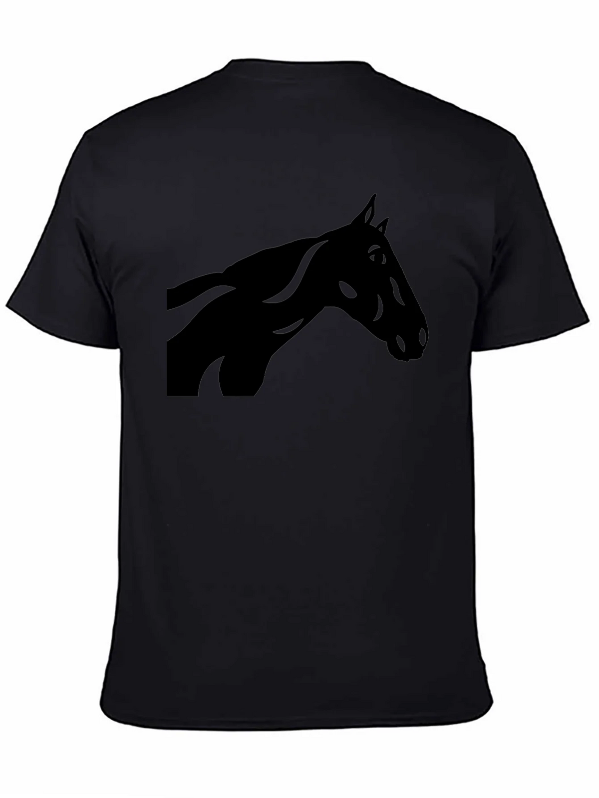 Black Horse Silhouette Graphic Tee product image 4