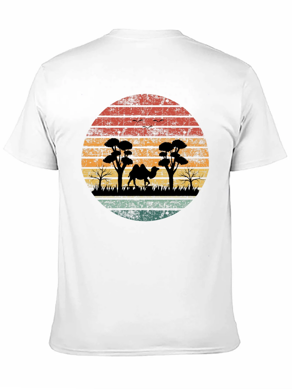 Vintage Sunset Camel Graphic Tee product image 3