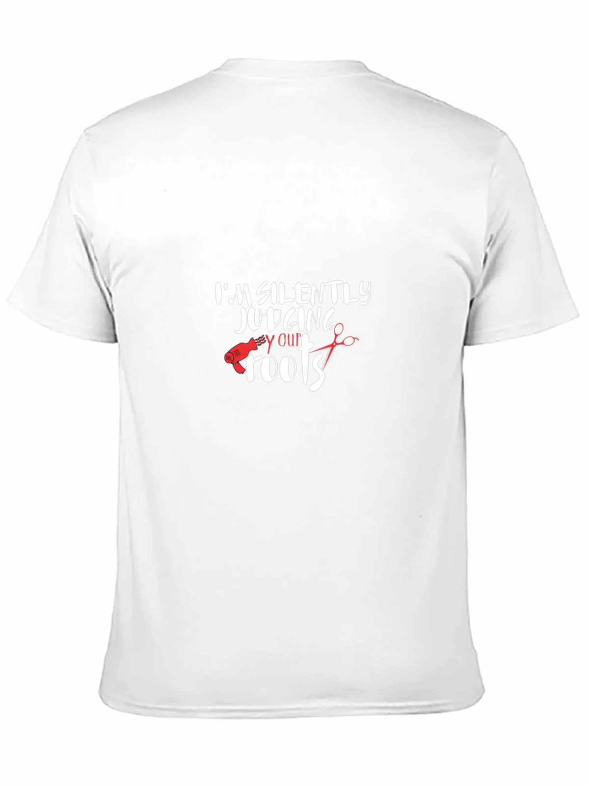 Im Silently Judging Your Roots Black T-Shirt product image 5