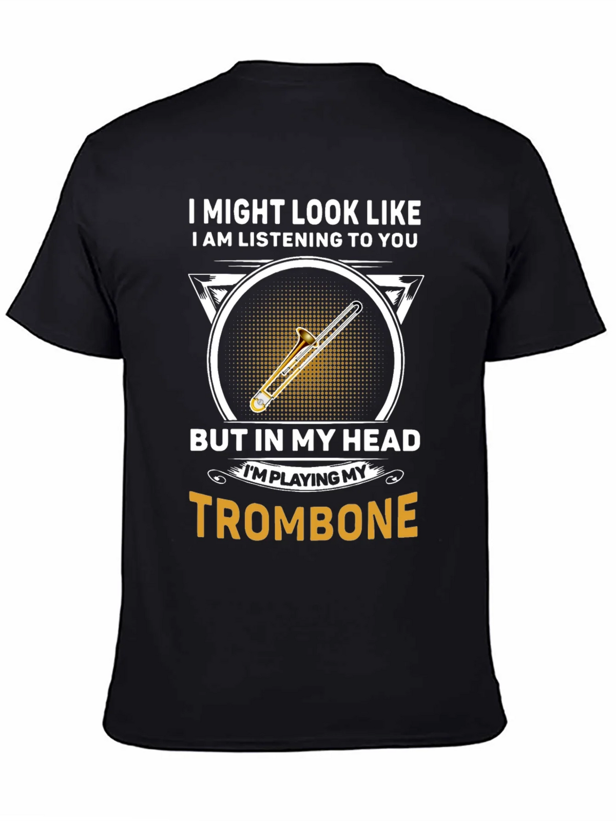 Trombone Player T-Shirt - Funny Music Gift product image 4