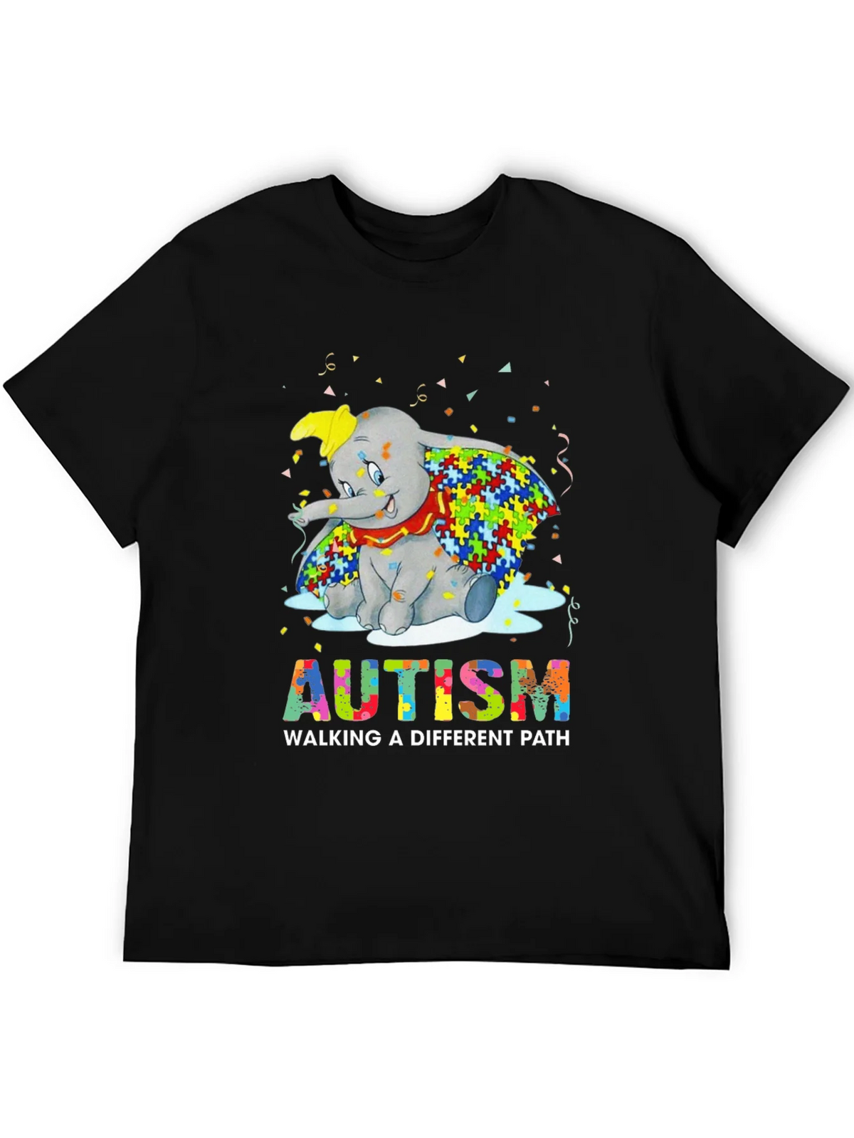 Autism Awareness Dumbo T-Shirt product image 5
