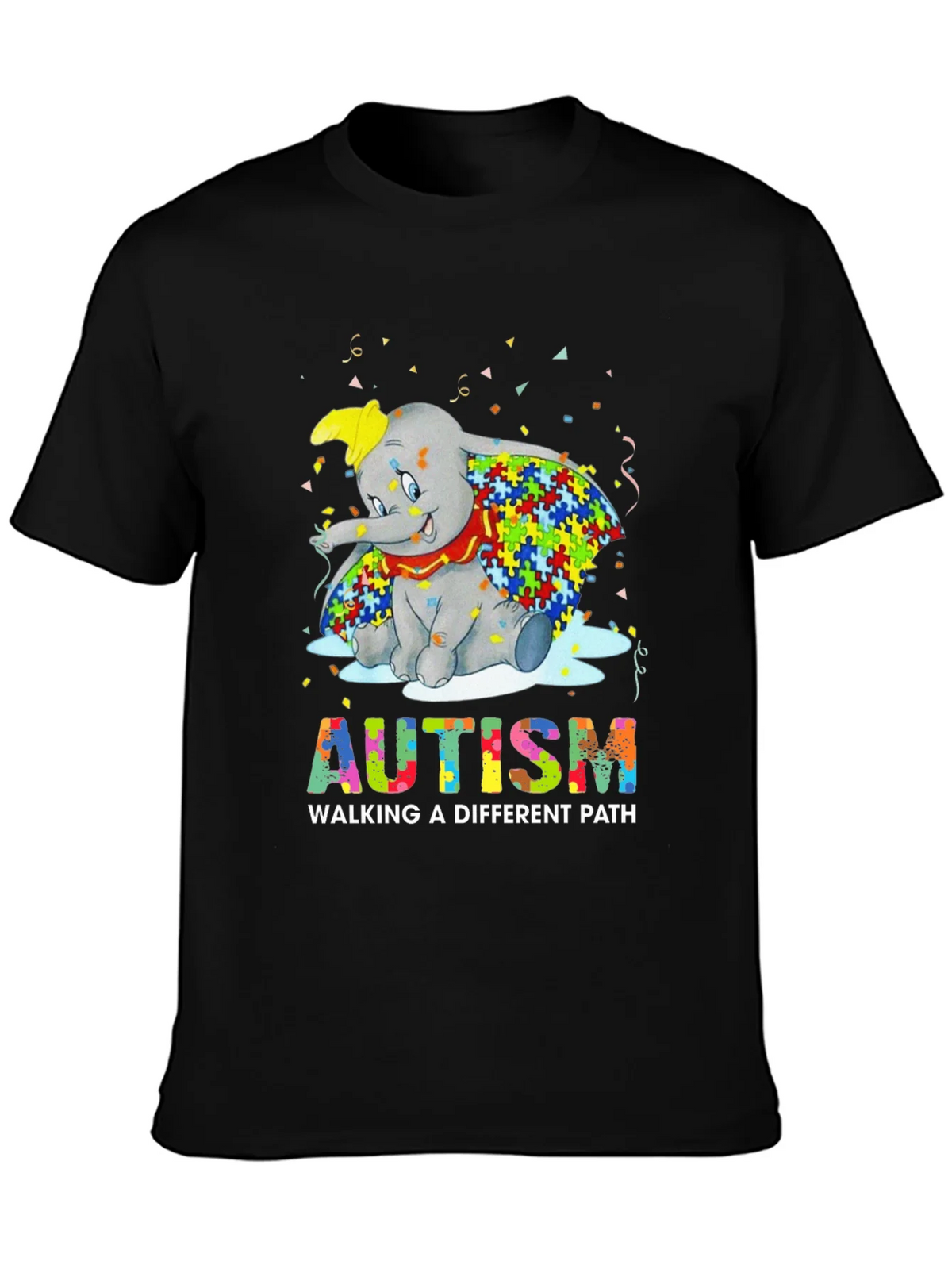 Autism Awareness Dumbo T-Shirt product image 3