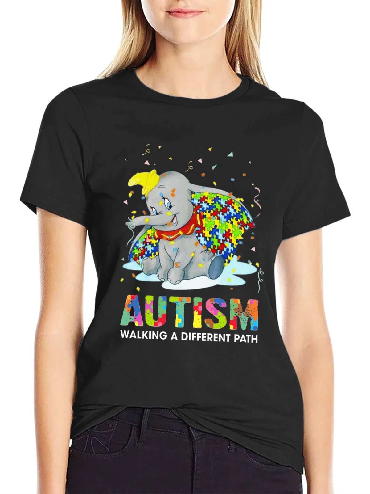 Autism Awareness Dumbo T-Shirt product image 2