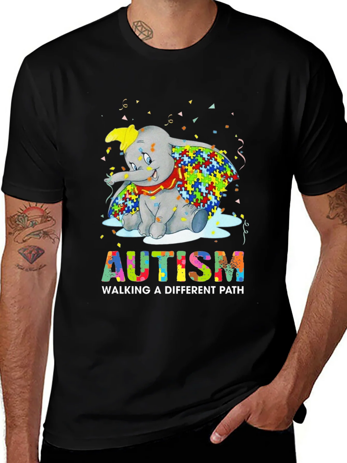 Autism Awareness Dumbo T-Shirt product image 1