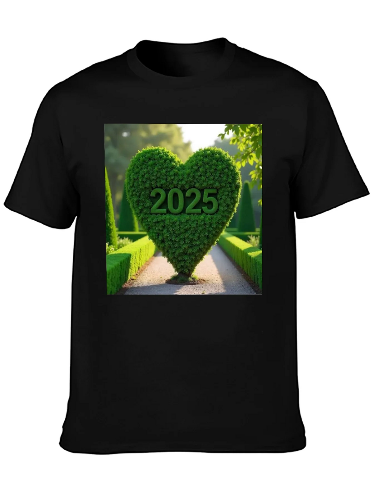 2025 Heart Bush T-Shirt Nature Lover Tee product image 3