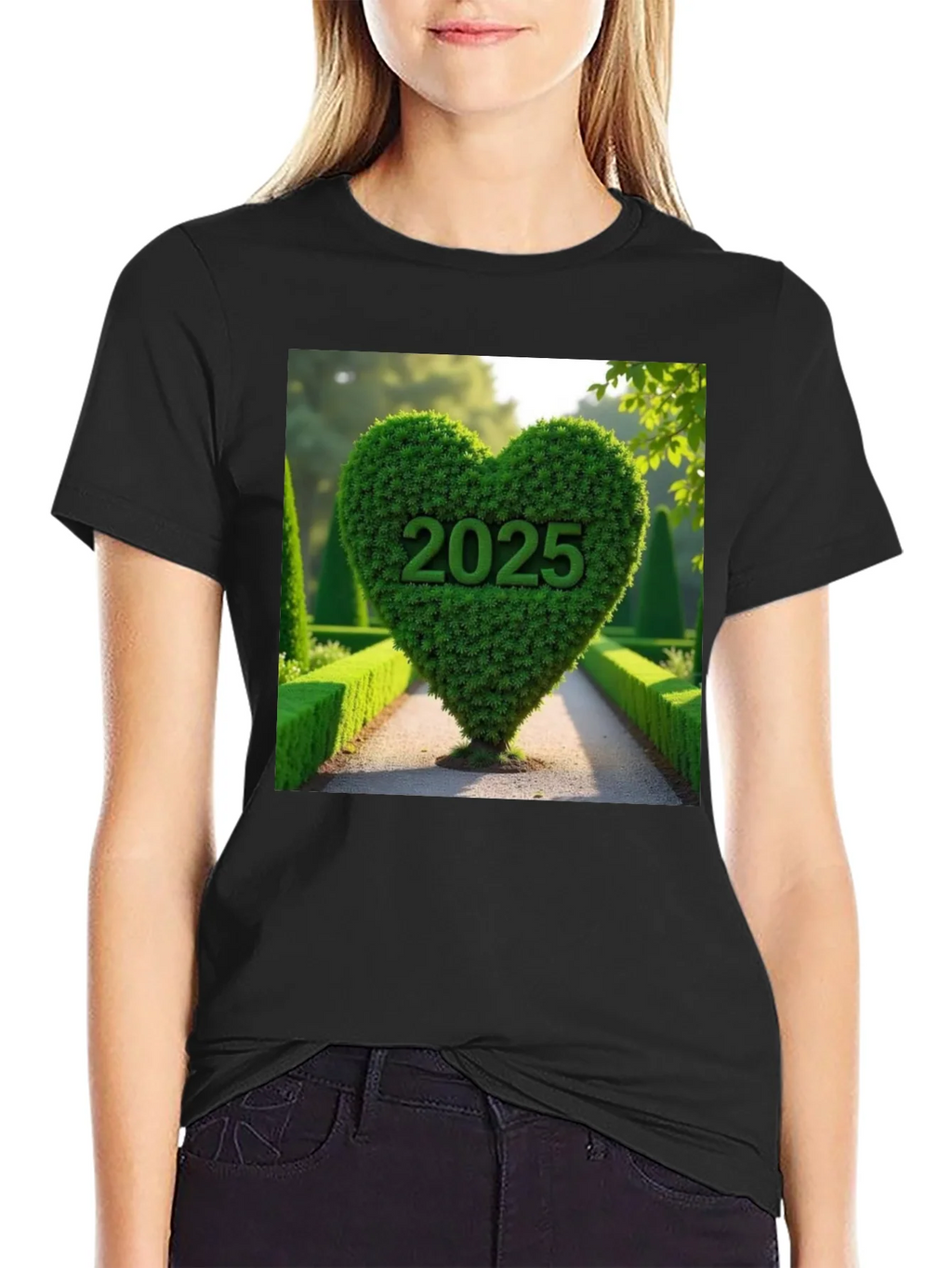 2025 Heart Bush T-Shirt Nature Lover Tee product image 2
